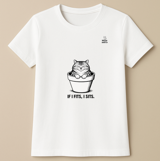 If I fits, I sits T-shirt